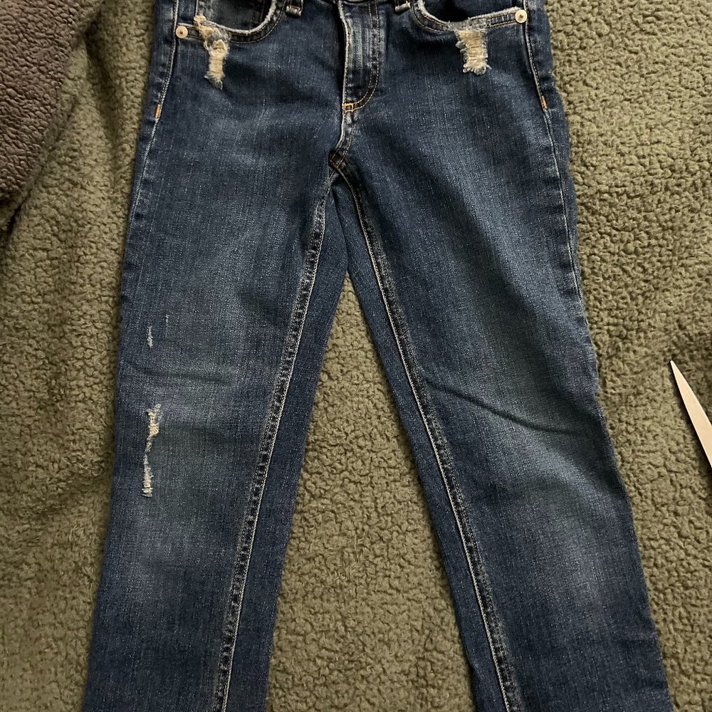 Rag & Bone Distressed Skinny Jeans, Size 24
